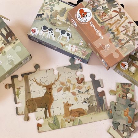 Egmont Toys 40 db-os játék puzzle vidéki állatok