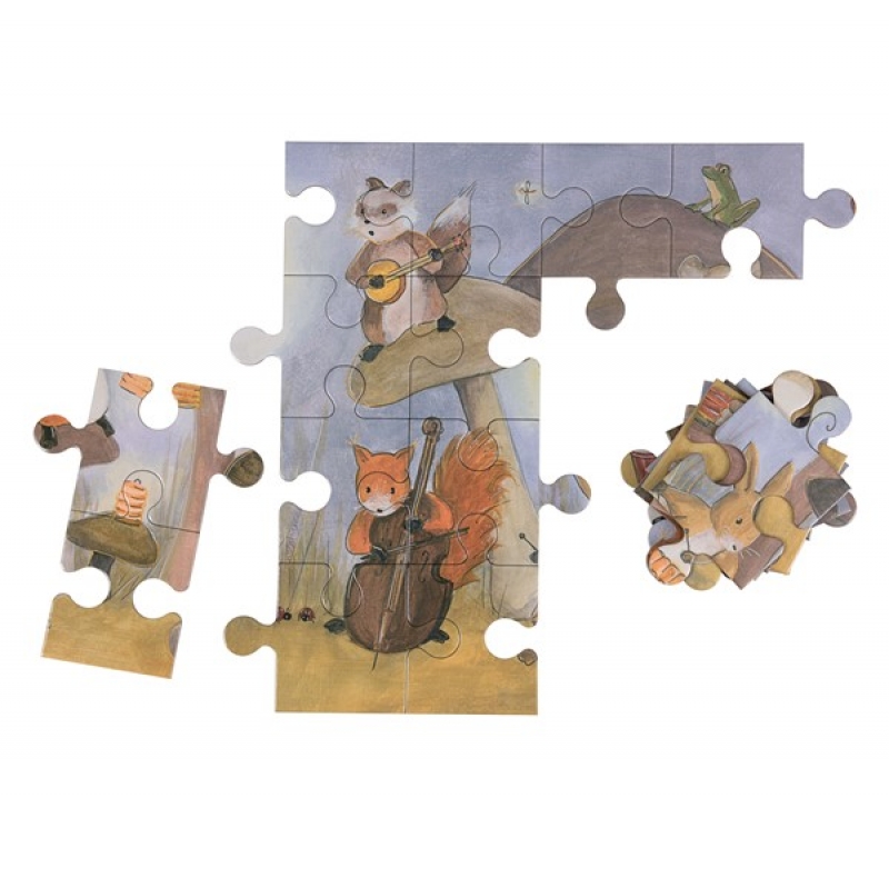Egmont Toys 40 db-os játék puzzle zenészek