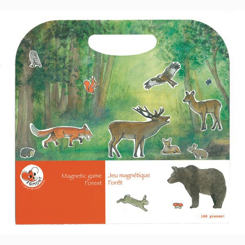 Egmont Toys mágneses könyv erdő állatai