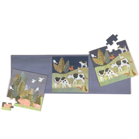 Egmont Toys Mágneses puzzle – Vidéki állatok