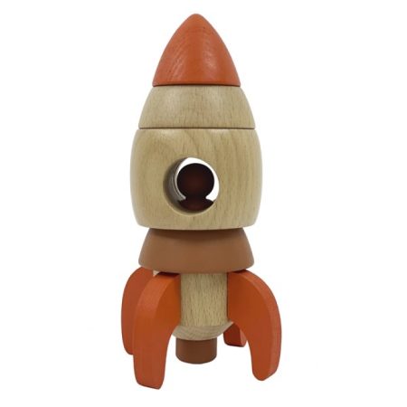 Egmont Toys fa rakéta építő játék