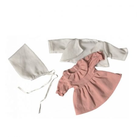 Egmont Toys játékbaba ruha szett – fehér-rózsaszín