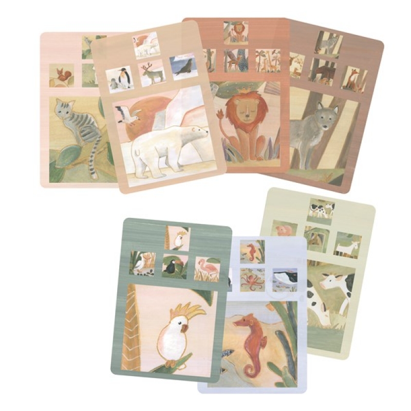 Egmont Toys qvartett kártyajáték – erdő állatai