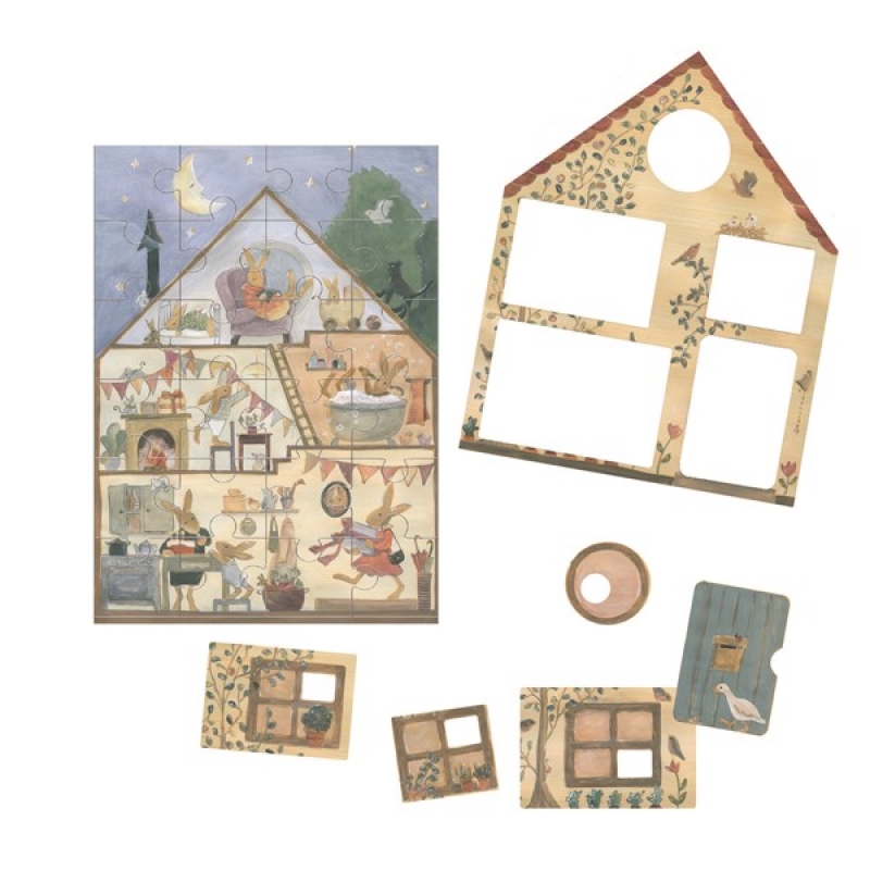 Egmont Toys puzzle játék – nyusziház