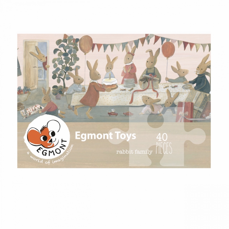 Egmont Toys 40 db-os játék puzzle nyuszicsalád