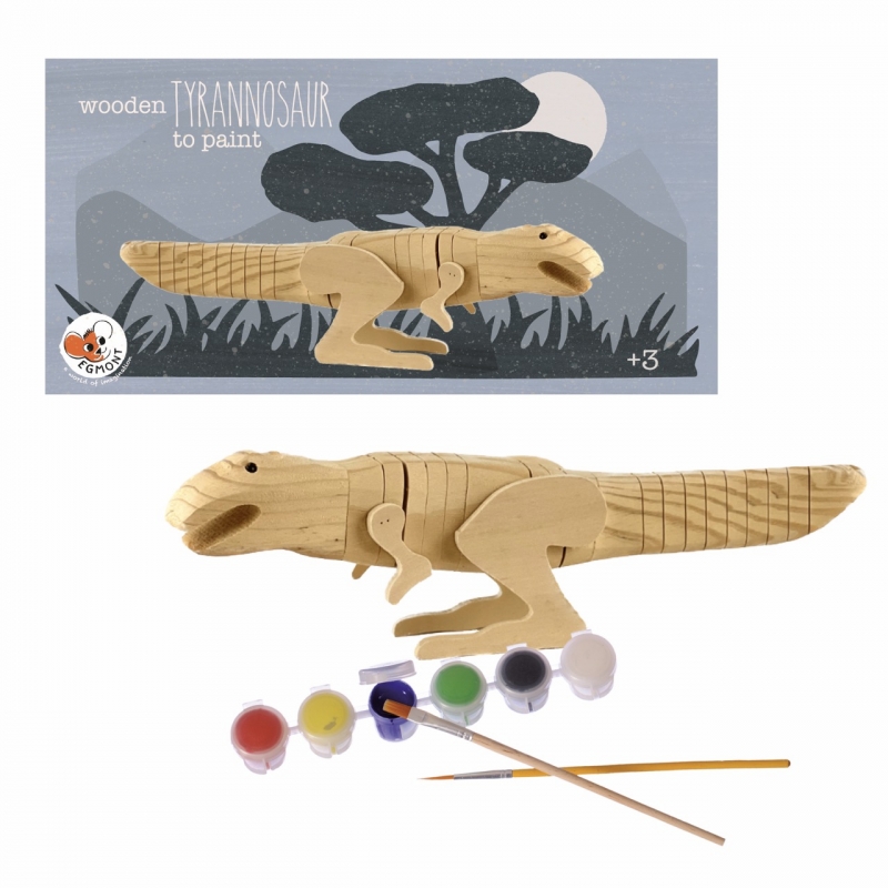 Egmont Toys festhető fa játék – TYRANOSAURUS