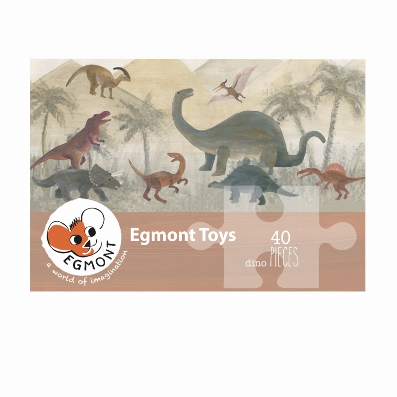 Egmont Toys 40 db-os játék puzzle dinók